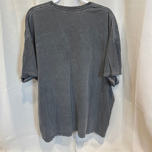Nirvana Distressed Graphic T Shirt Mens 3XL Y2K Rock Gray Short Sleeve 19356 - Picture 2 of 10